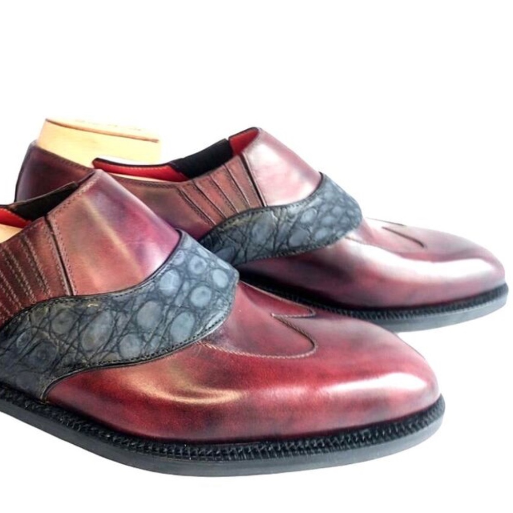 Maison Koly X Enzo Bonafe Balzac II Plum Museum Leather